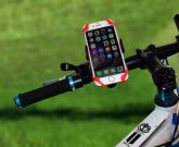 Suporte Celular Motocicleta Bicicleta Com Rede Silicone até 5.7 Polegadas