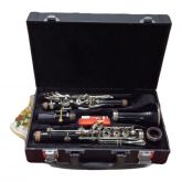 Clarinete em madeira Sib 17 chaves Estojo novo