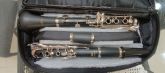 Clarinete Vogga Sib 17 Chaves 2 barriletes impecável + estojo nylon semi-zero