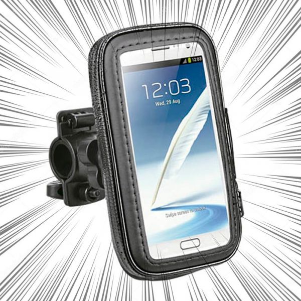 Suporte GPS Cel Uso Guidão Moto Aceita Cel até 130mm X 70mm Promoção