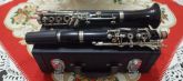 Clarinete em madeira Sib 17 chaves Estojo novo