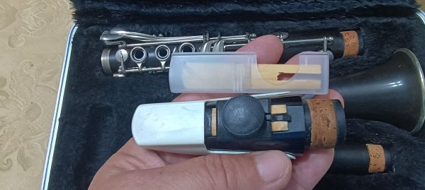 Clarinete G. Pruffer USA Silver Throat em Hard Huber Boquilha Fast Fit