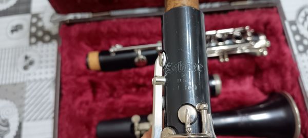 Clarinete Selmer CL300 Sib 17 ch Boquilha Bundy + Estojo Super luxo